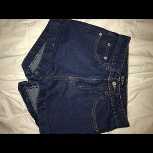 High waisted shorts